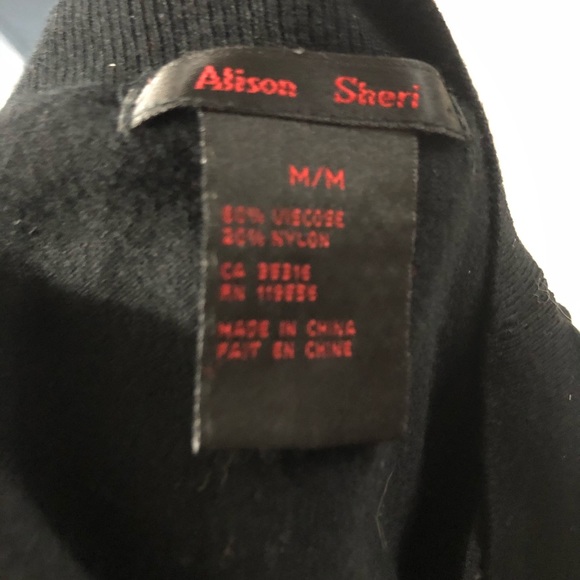 Alison Sheri faux wrap faux layered top - Picture 4 of 4